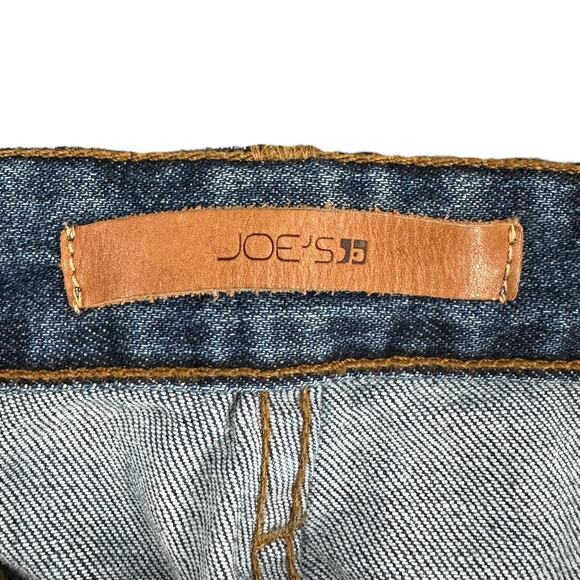 Joe's The Debbie Blue Distressed High Rise Straight‎ Leg Ankle Jeans Size 24 - Picture 3 of 9